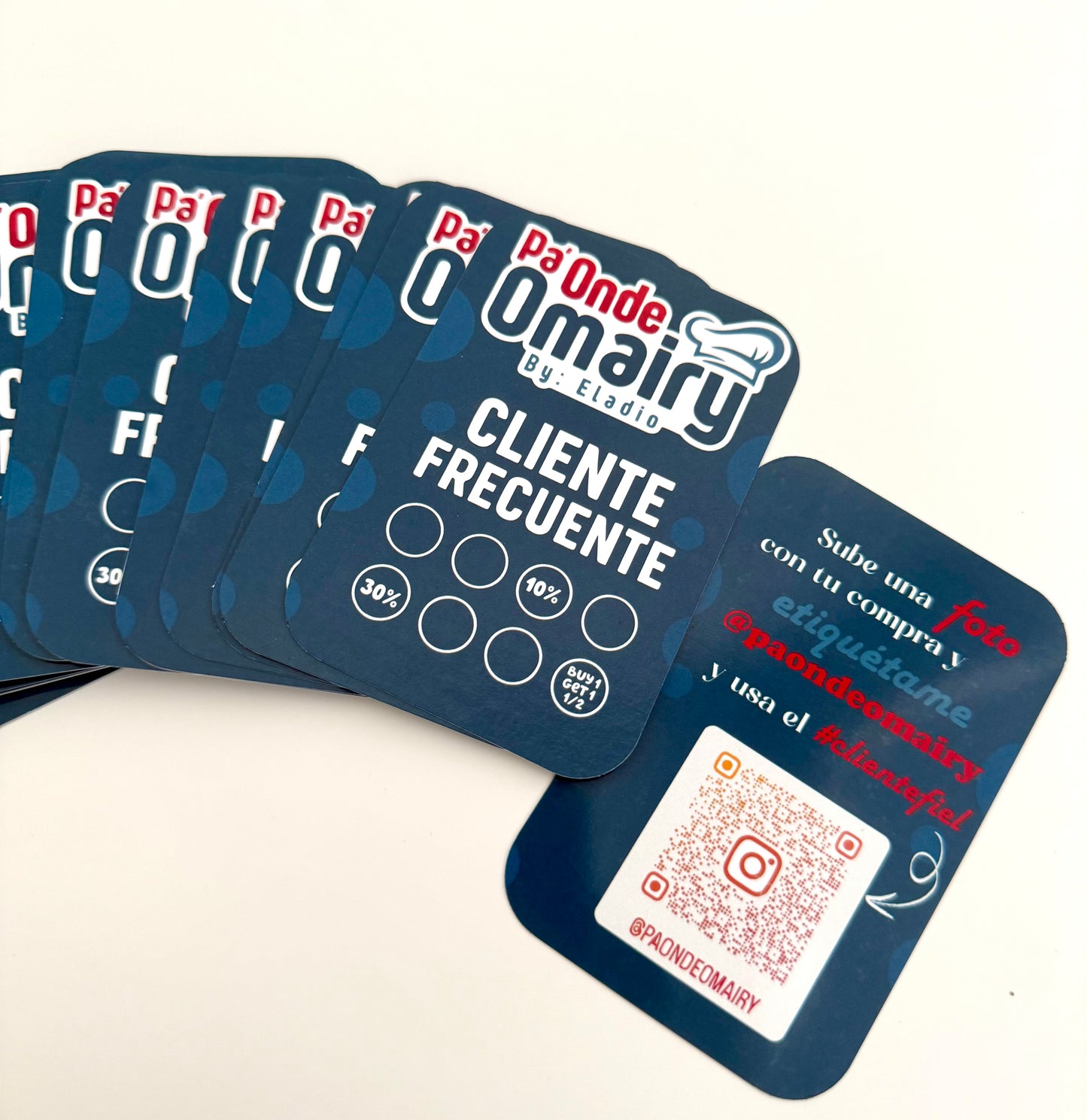 Tarjetas promocionales para negocios