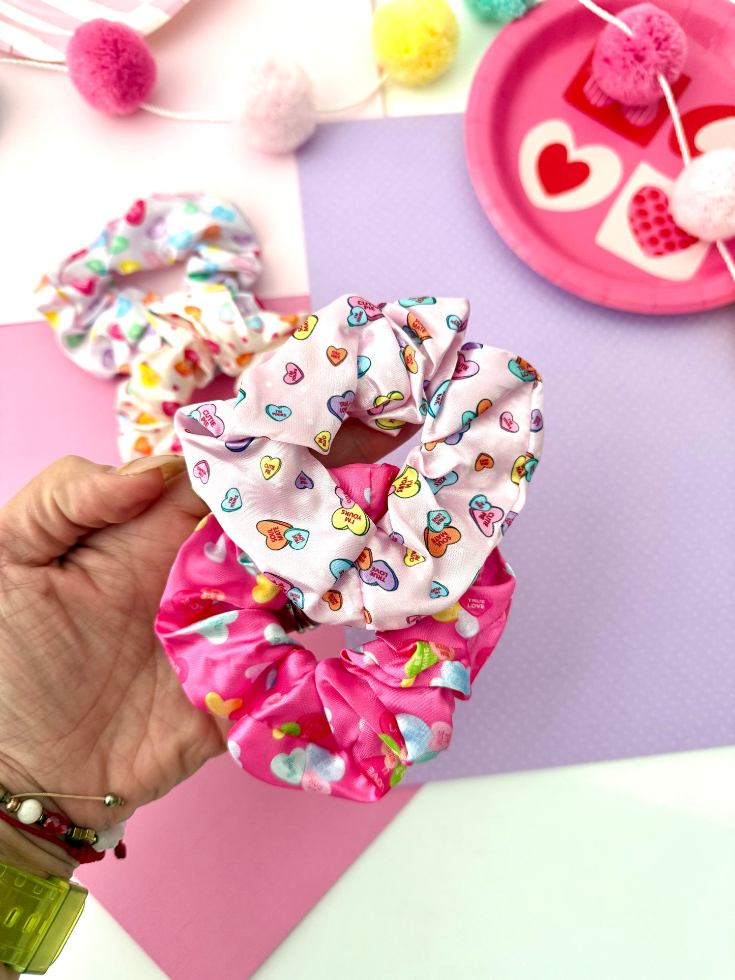 Scrunchie Valentine Card