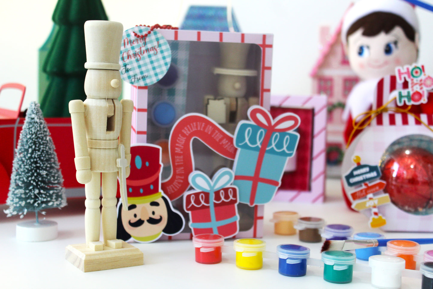 Wooden Nutcracker and Paint