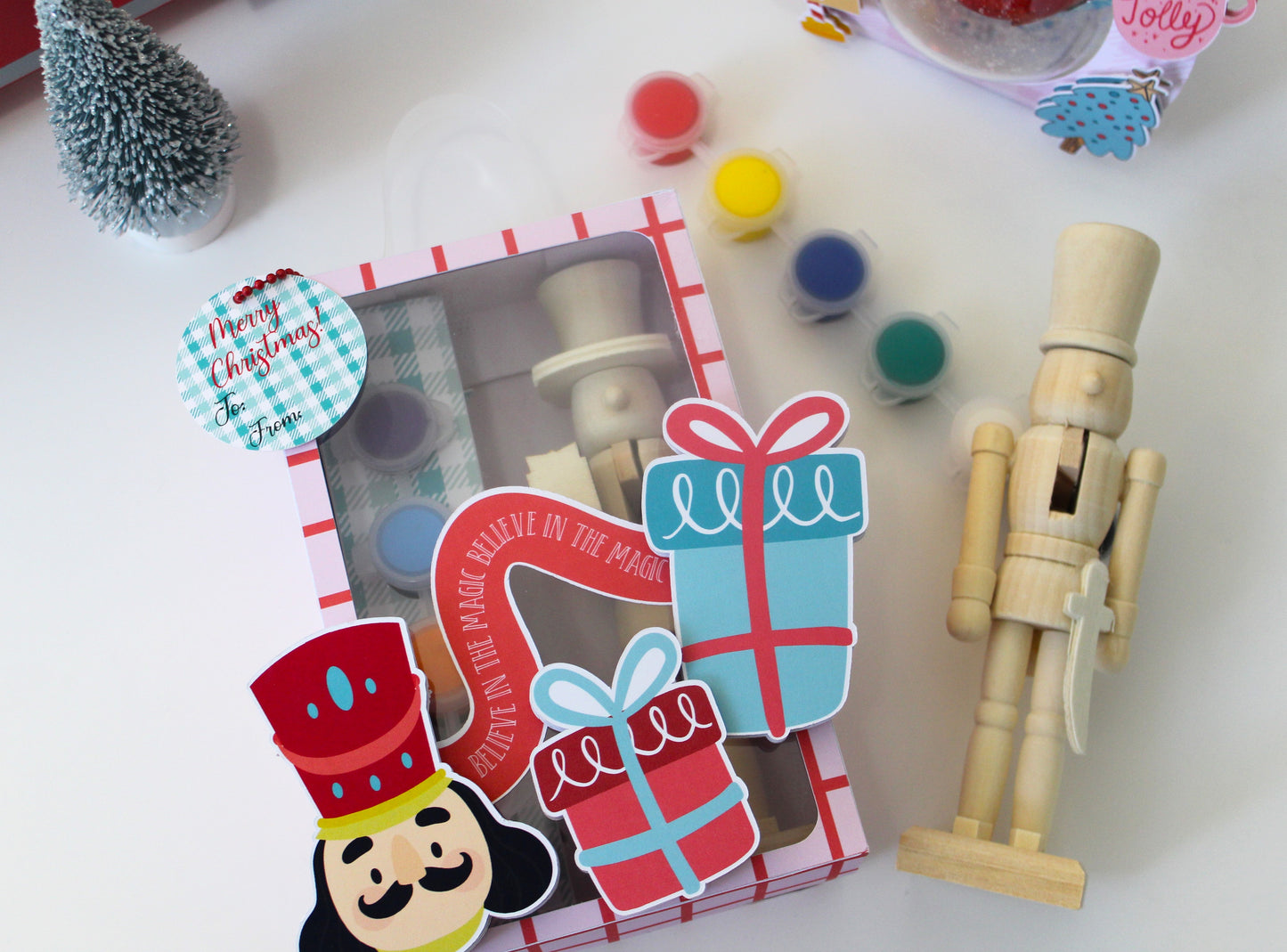 Wooden Nutcracker and Paint