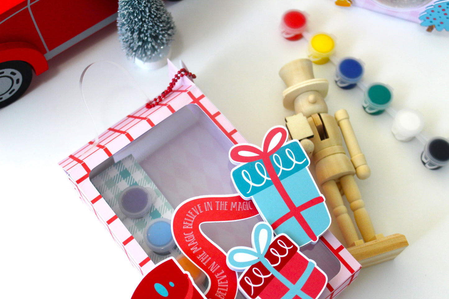 Wooden Nutcracker and Paint
