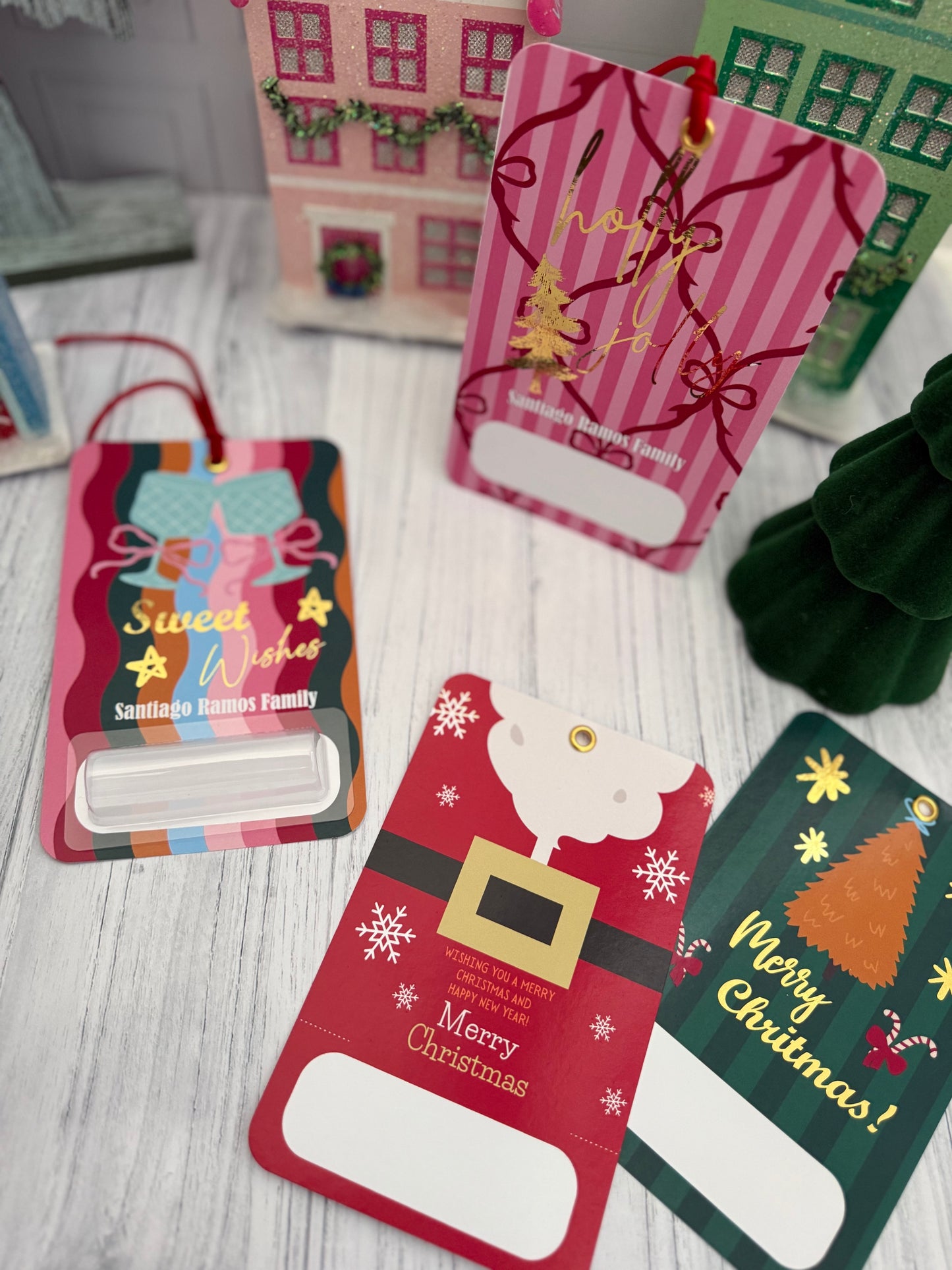 Tarjetas Navideñas Personalizadas obsequiar dinero (Christmas Money Holders)