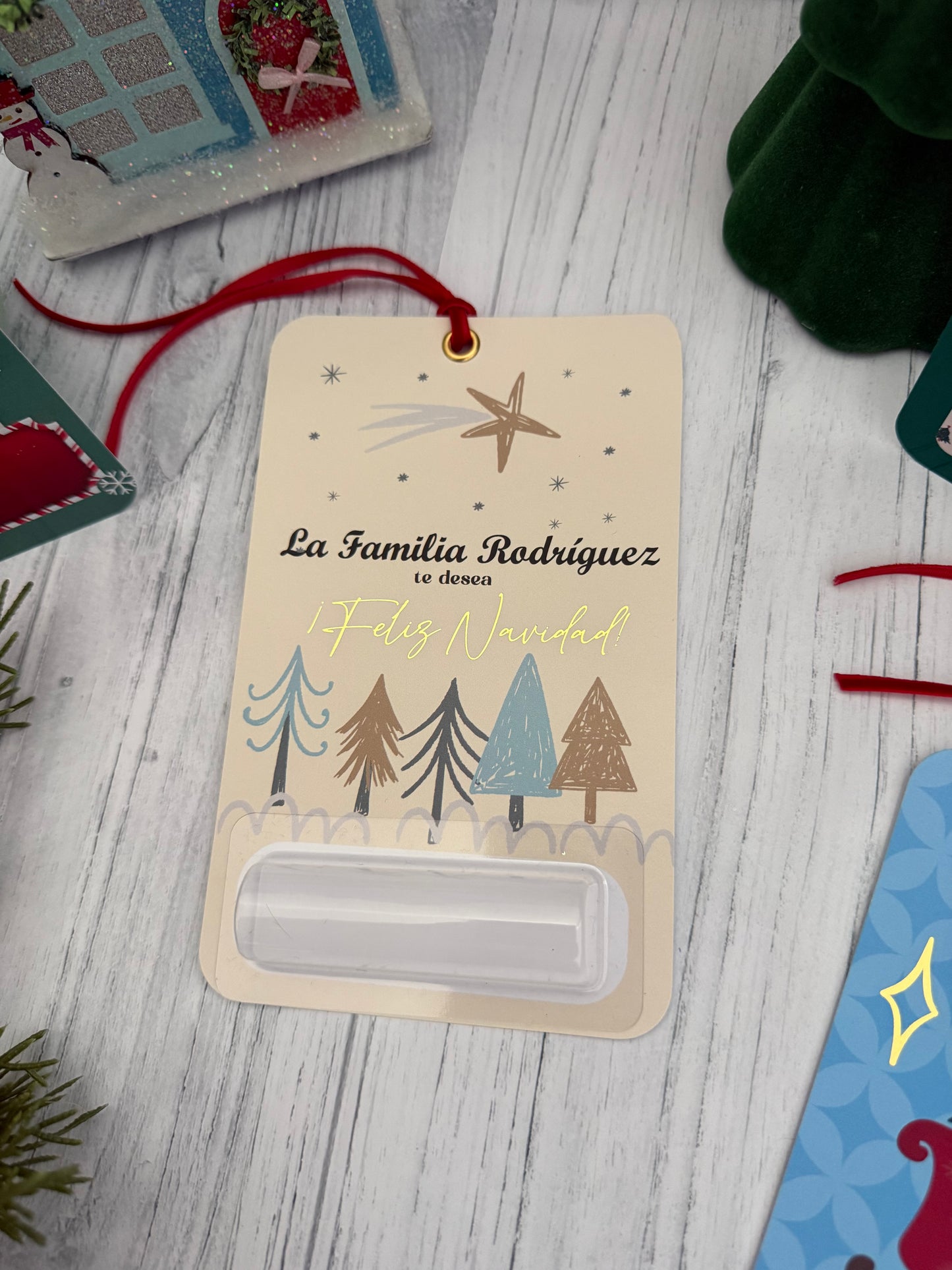 Tarjetas Navideñas Personalizadas obsequiar dinero (Christmas Money Holders)