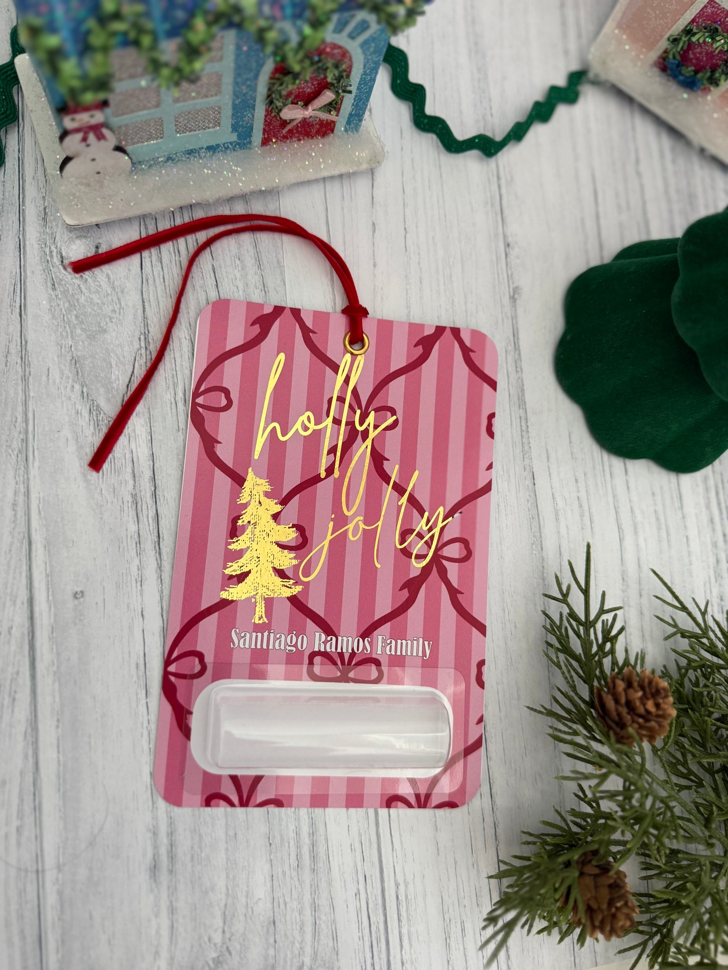 Tarjetas Navideñas Personalizadas obsequiar dinero (Christmas Money Holders)