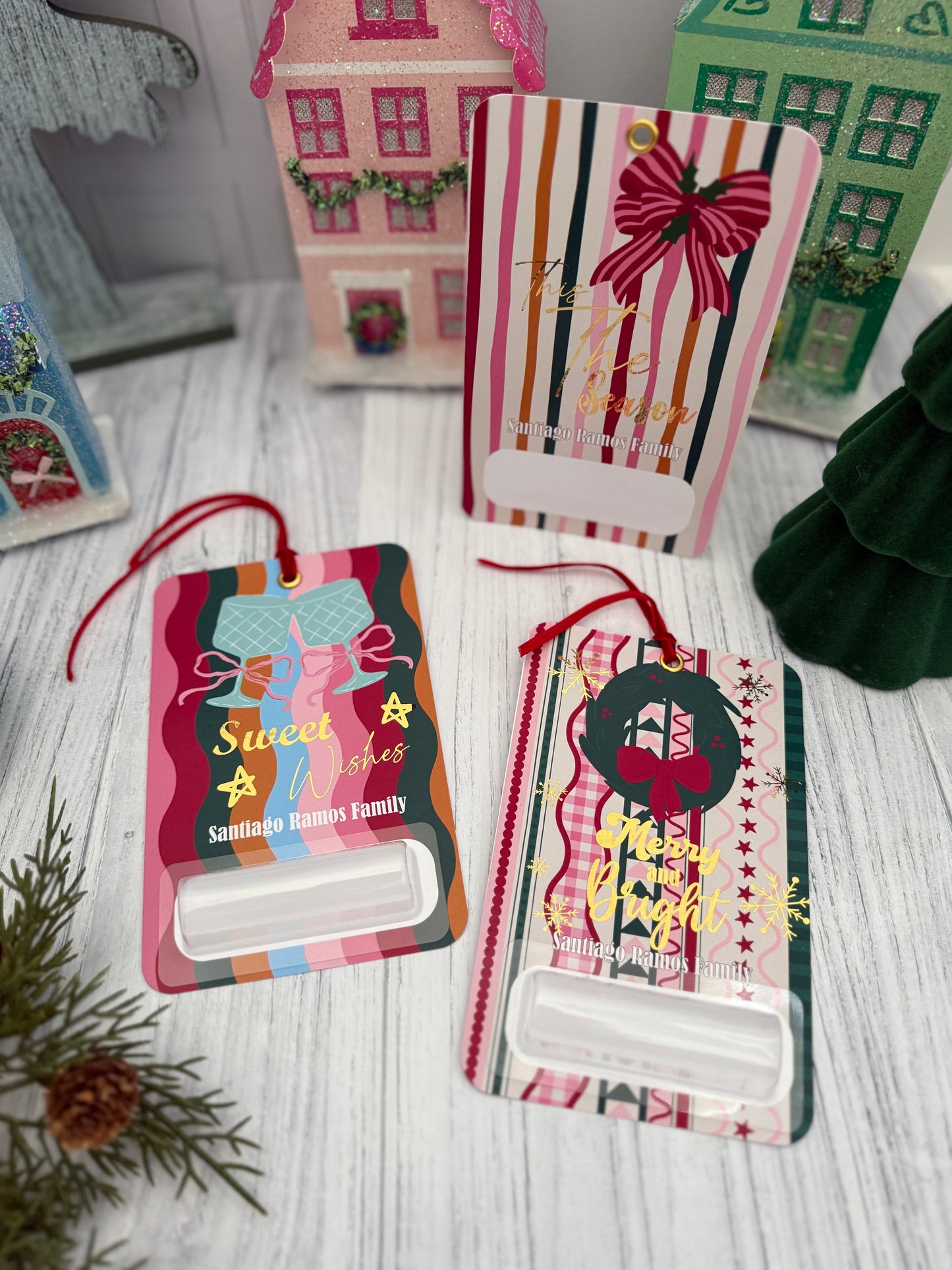 Tarjetas Navideñas Personalizadas obsequiar dinero (Christmas Money Holders)
