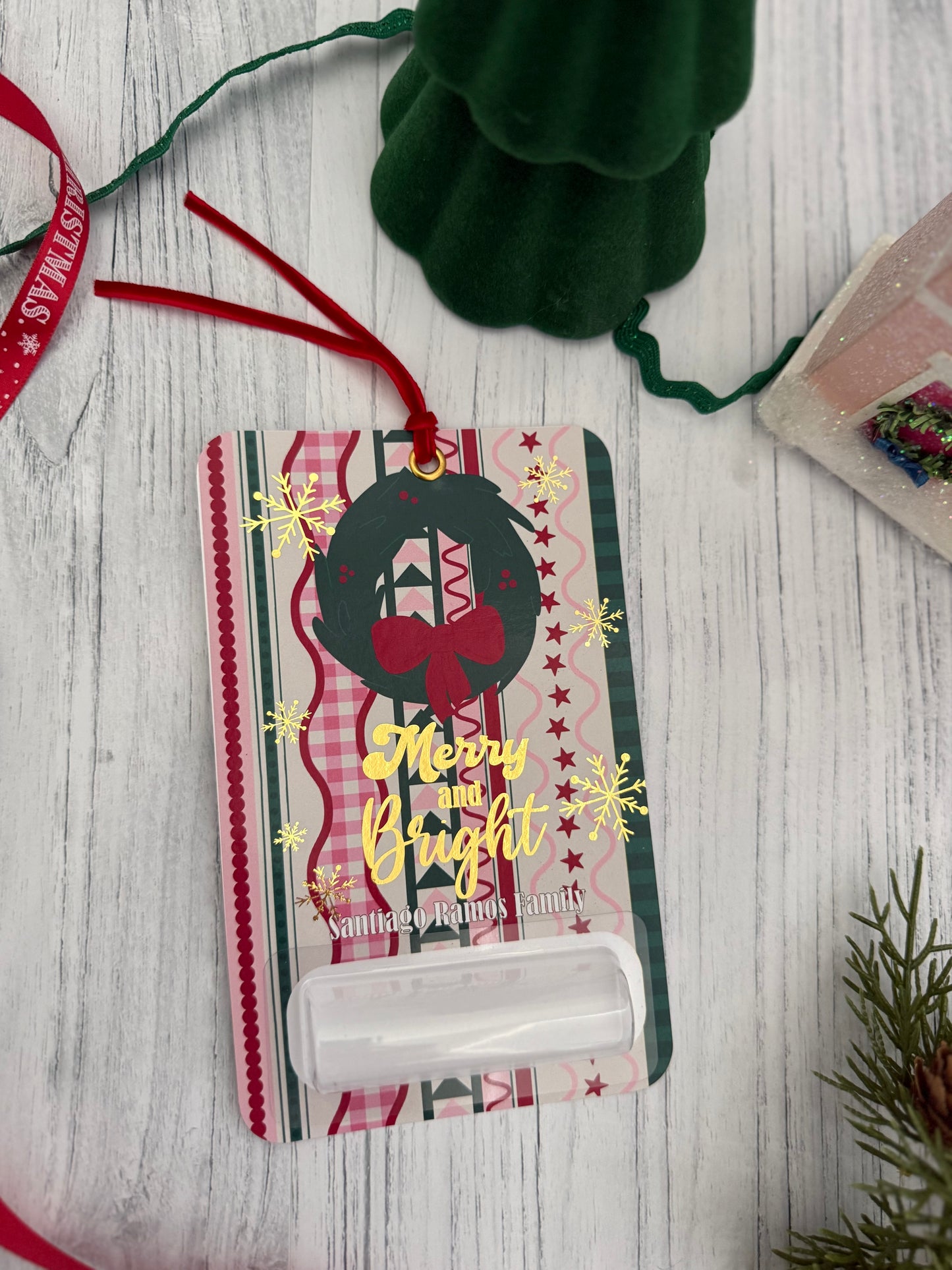 Tarjetas Navideñas Personalizadas obsequiar dinero (Christmas Money Holders)